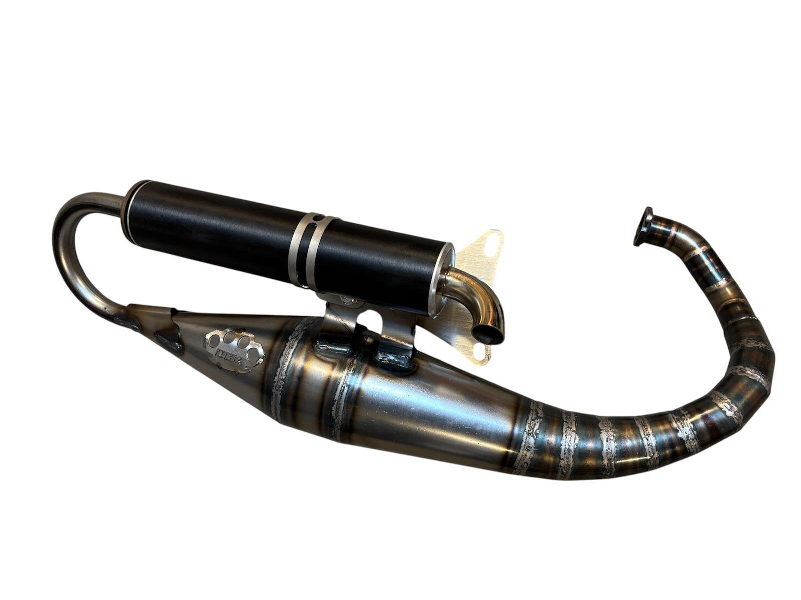 DBR uitlaat base Minarelli verticaal 70cc OP=OP, Klaaswaal, Verkoop@ddltuning.nl, Verzenden, Uitlaat