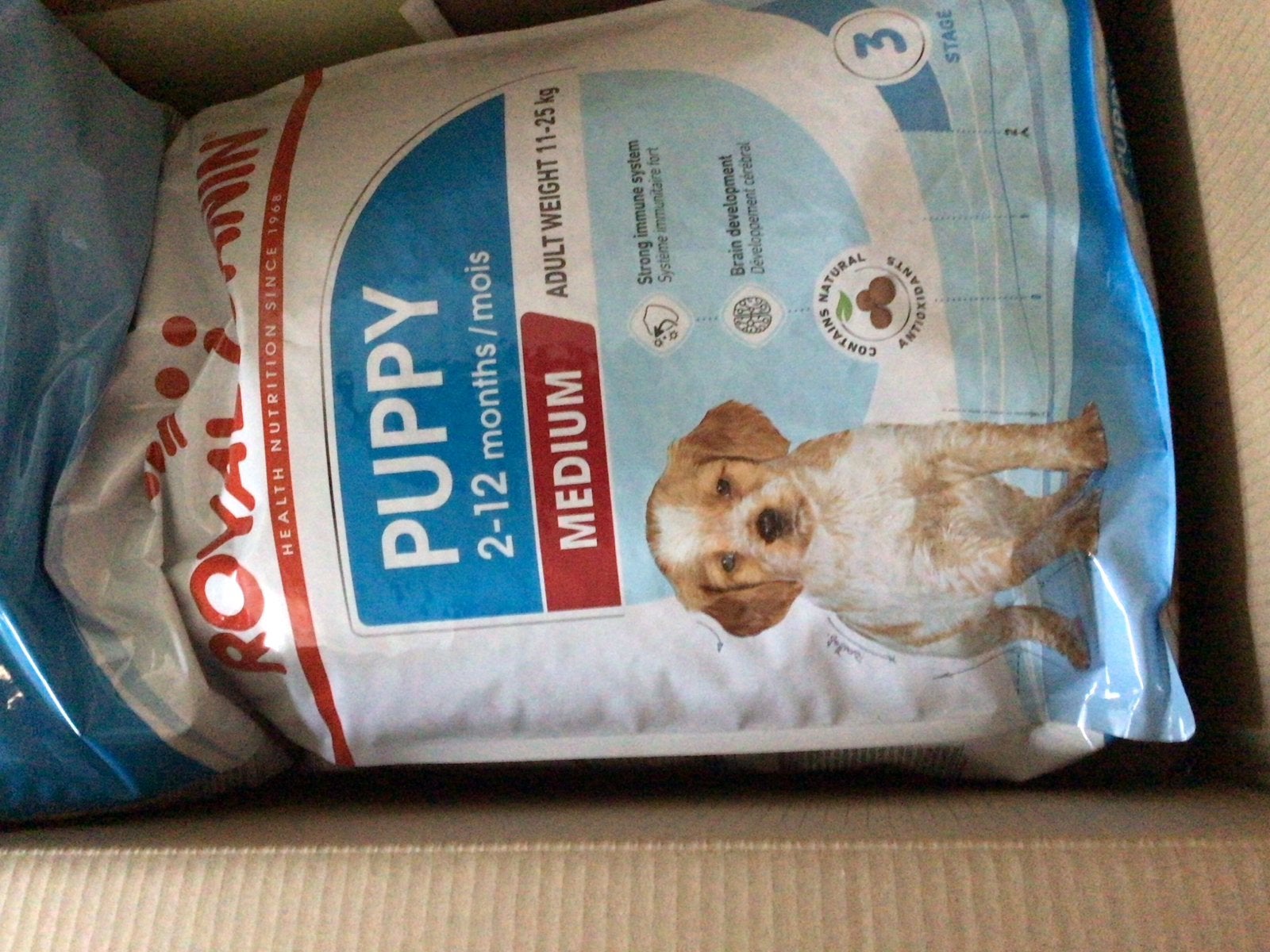Nieuwe dichte zak Royal Canin puppy medium, Dieren en Toebehoren, Ophalen of Verzenden, Hond