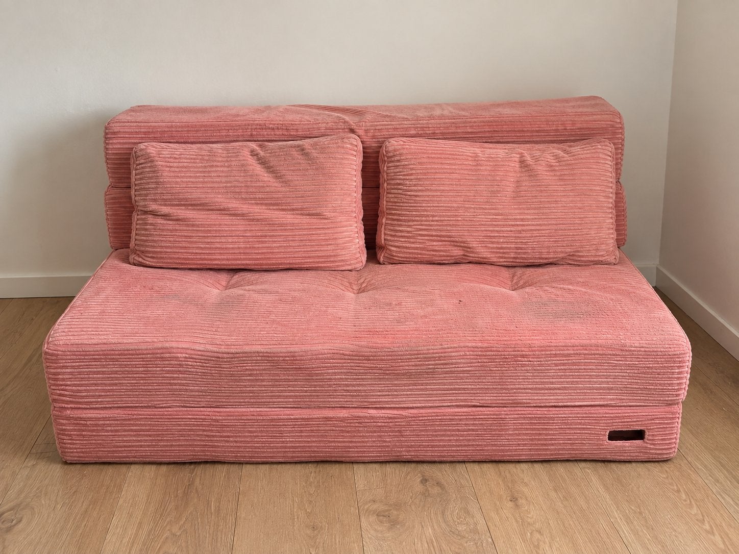 MAXYOYO roze opvouwbare slaapbank / logeerbed, Ophalen, Gebruikt, Tweepersoons