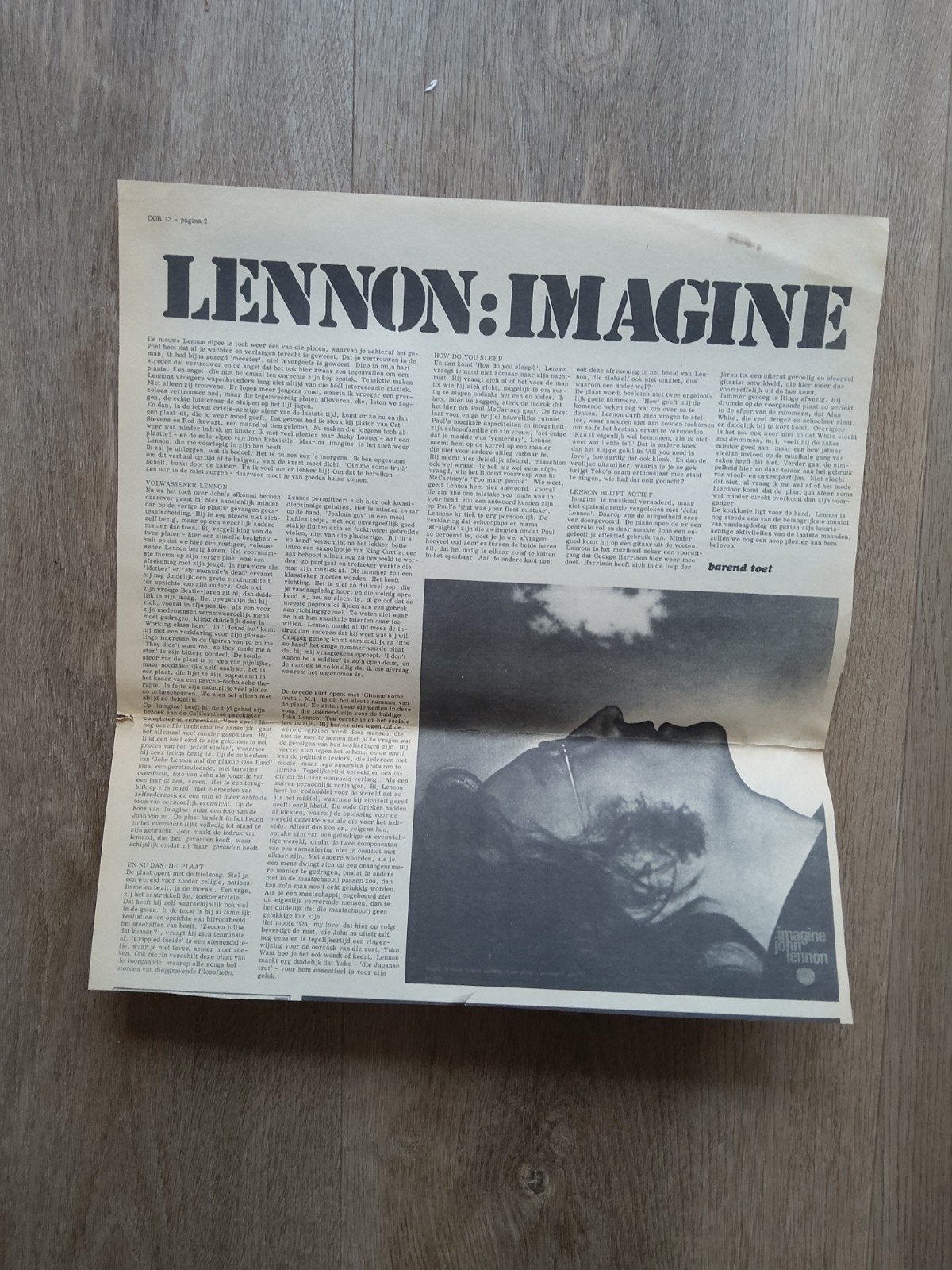 John Lennon:  Imagine, Ophalen of Verzenden, Boek, Tijdschrift of Artikel