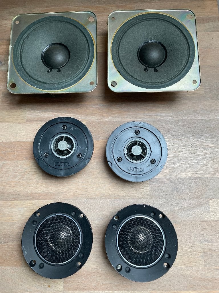 Partij luidsprekers, scheidingsfilters, spoelen, onderdelen, Overige merken, Stereo speakers, Gebruikt, Ophalen of Verzenden