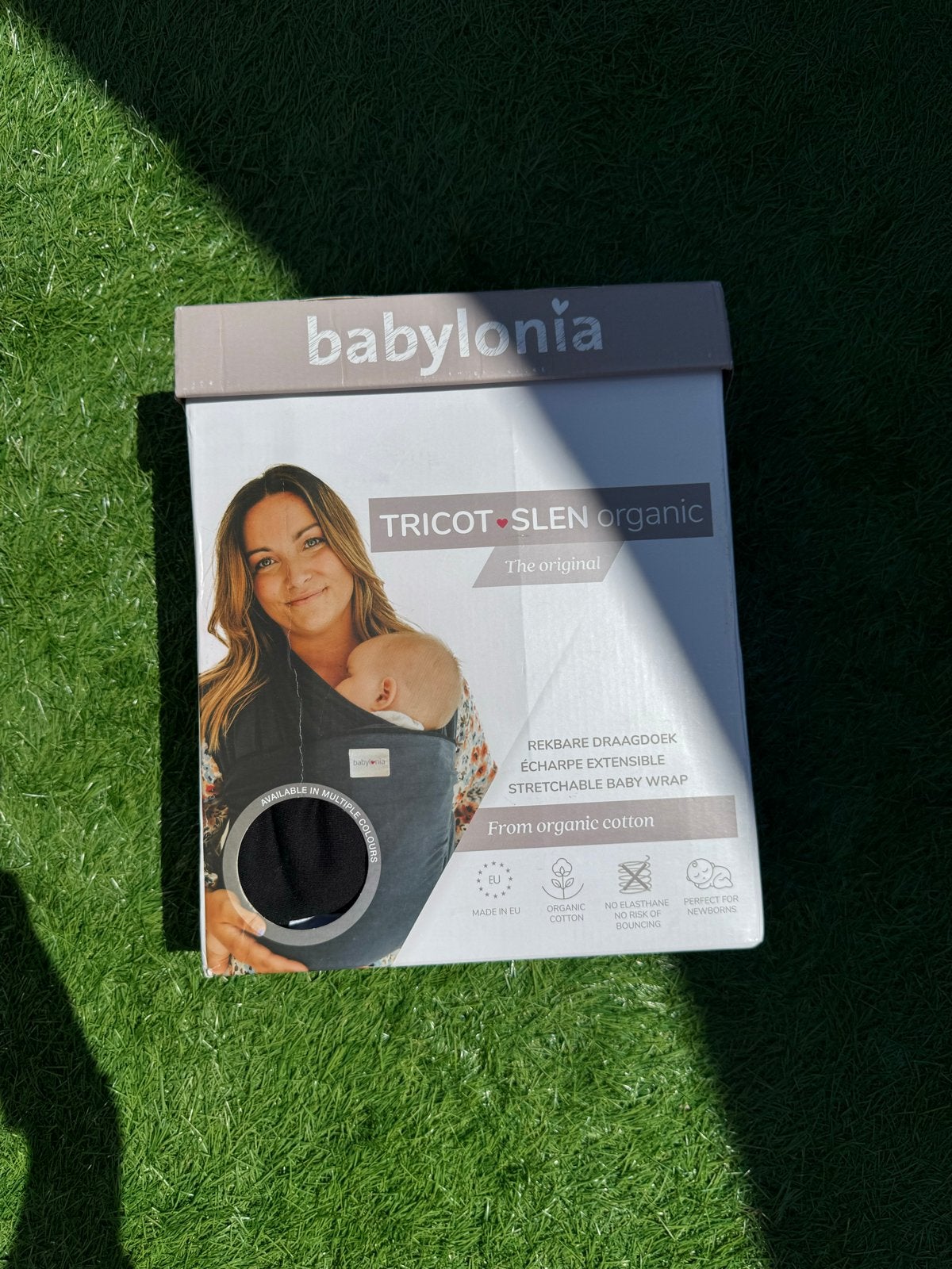 Babylonia Tricot Slen Draagdoek Zwart - Nooit Gebruikt, Kinderen en Baby's, Babydragers en Draagdoeken, Overige merken, Draagdoek