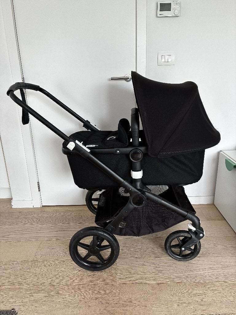 Bugaboo Fox Zwart - Complete kinderwagen, Ophalen, Gebruikt, Combiwagen, Duowagen