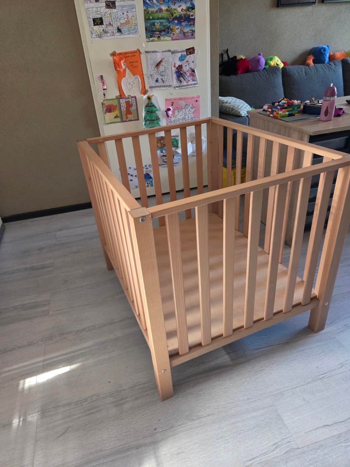 Bopita babybox hout, Kinderen en Baby's, Boxen, Ophalen, Gebruikt