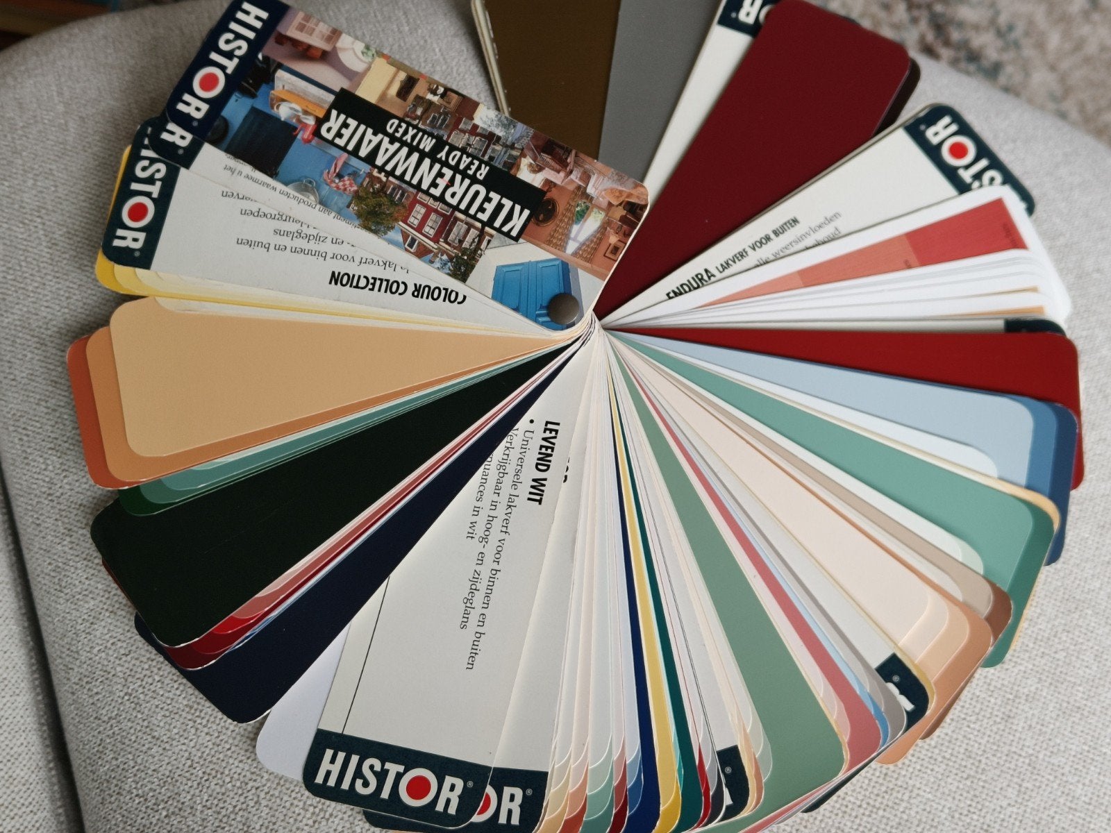 OUDE KLEURENWAAIER HISTOR VERF, SIGMA COATINGS, Verzenden, Gelezen, Overige onderwerpen