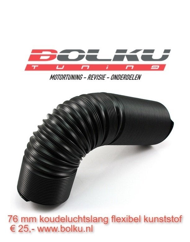 76 mm flexibele aanzuigslang, Ophalen of Verzenden, Bolku Tuning, Info@bolku.nl, 6851TB