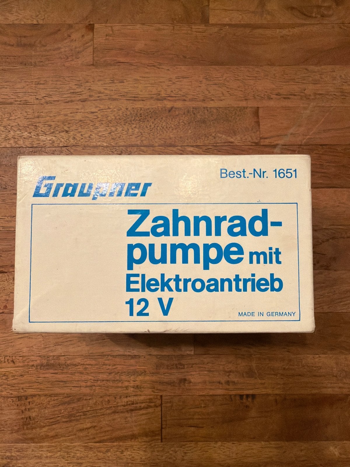 Graupner Zahnradpumpe 12V (Best.Nr 1651) - Nieuw in doos, Ophalen of Verzenden, Nieuw