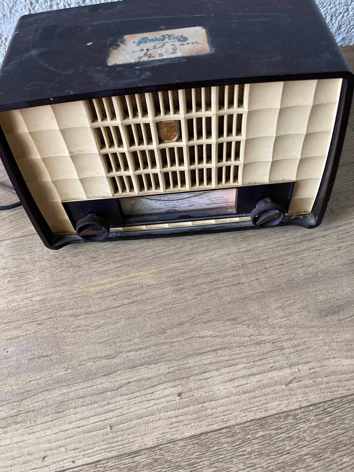 Vintage Philips Lampen Radio - Decoratief object, Ophalen of Verzenden, Gebruikt, Radio