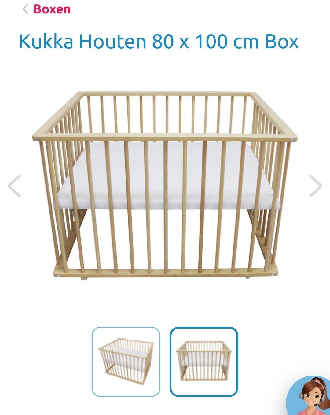 Nieuwe babybox 100×80, Kinderen en Baby's, Boxen, Ophalen of Verzenden, Nieuw, Rechthoekig, In hoogte verstelbaar
