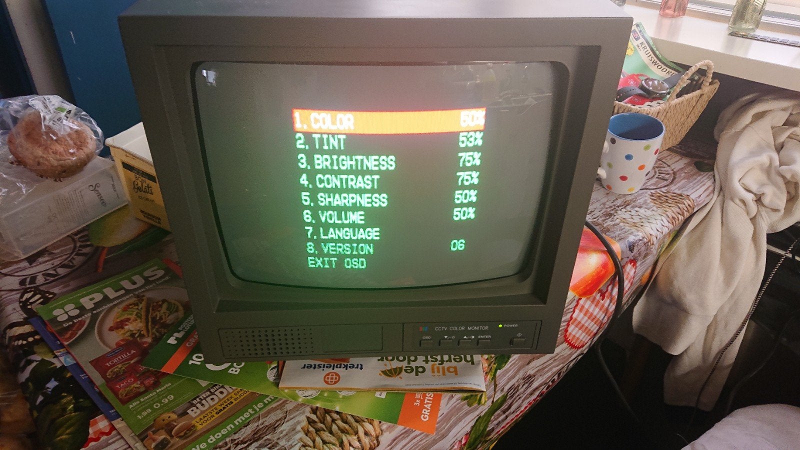 14 inch crt monitor nieuw in doos, Computers en Software, Ophalen of Verzenden, Profiline