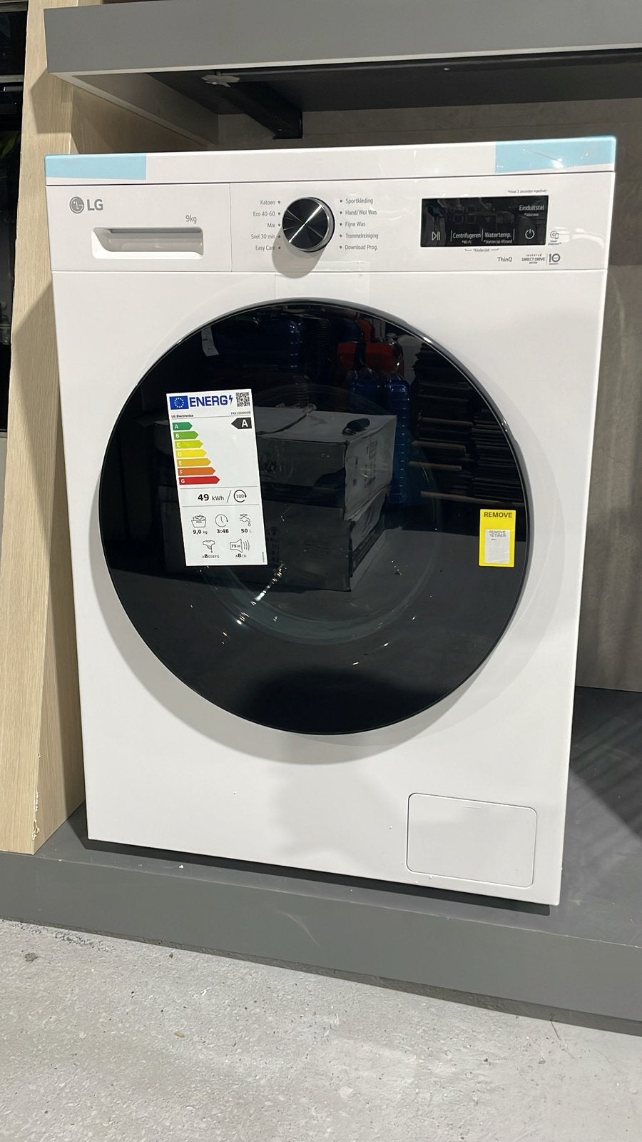 LG Wasmachine 9kg - Gloednieuw Witgoed, Witgoed en Apparatuur, Wasmachines, Ophalen, 1200 tot 1600 toeren, 8 tot 10 kg, Nieuw