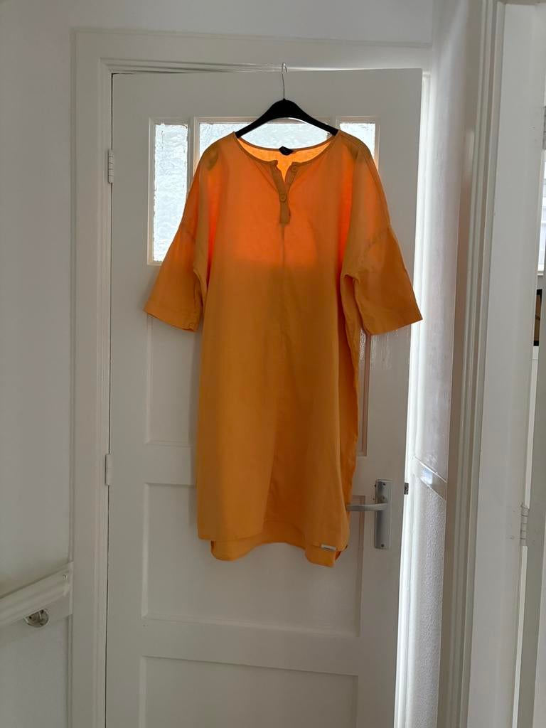 Penn & Ink jurk/tuniek oranje maat 38 / M, Kleding | Dames, Jurken, Maat 38/40 (M), Oranje, Ophalen of Verzenden, Knielengte