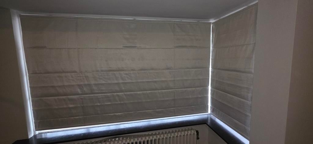 Top down vouwgordijn, Kunststof, Raamkozijn, 75 tot 150 cm, Ophalen