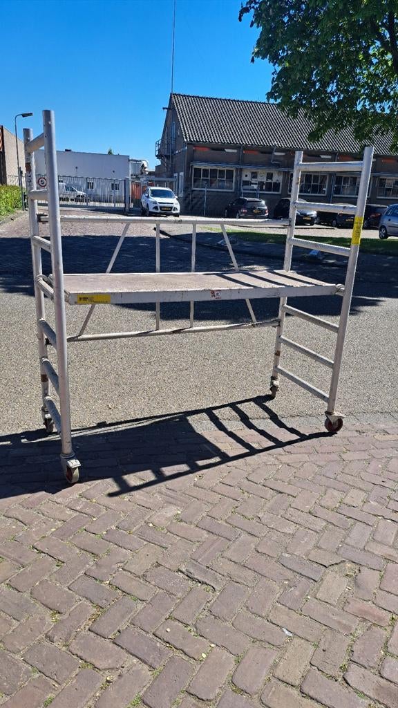 Te koop aluminium Kamersteiger Inklapbaar, Ophalen of Verzenden, Littele jumbo, Rolsteiger of Kamersteiger