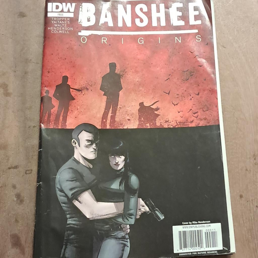 Banshee Origins stripboek, Ophalen
