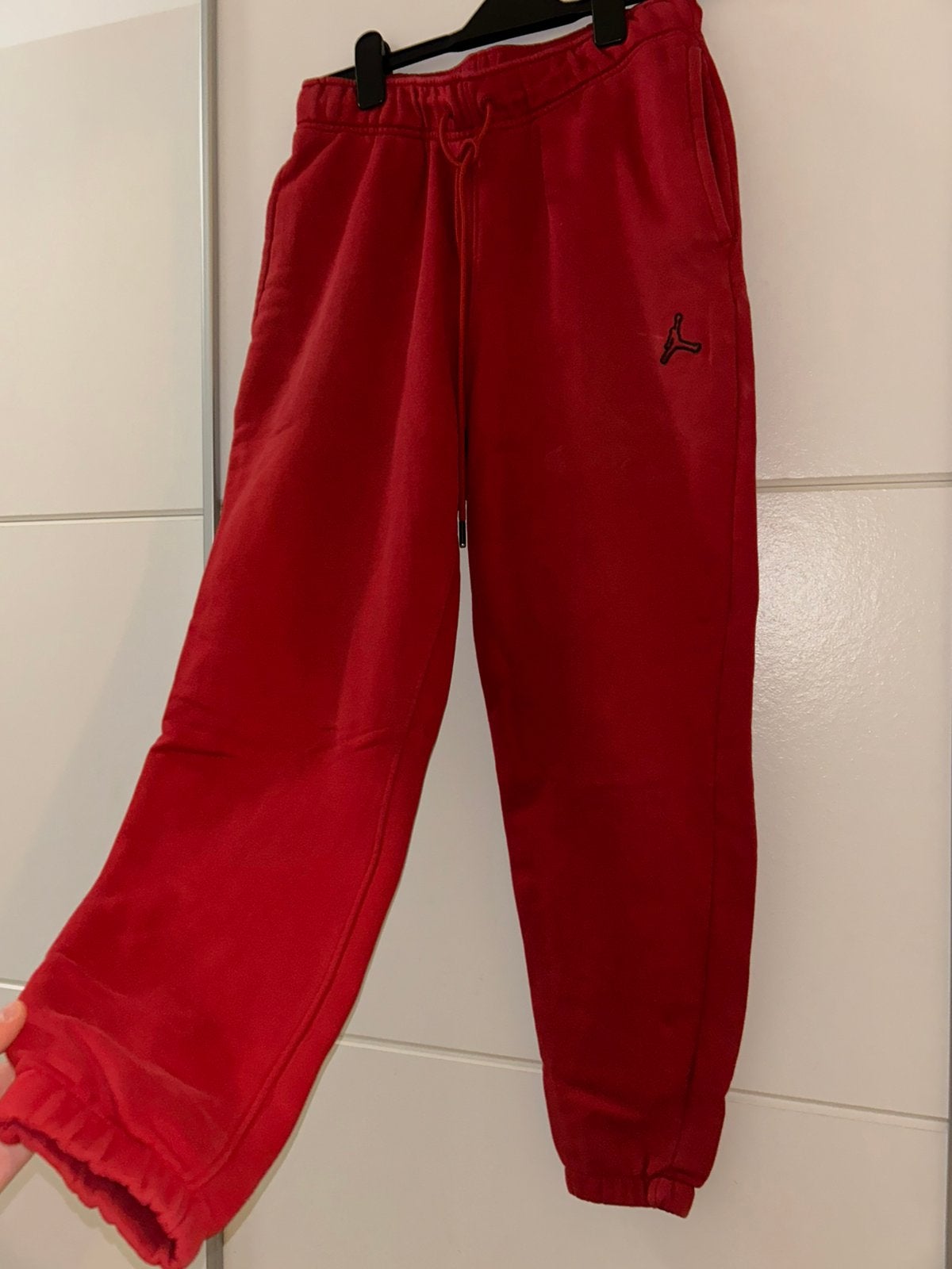 Jordan broek, Kleding | Dames, Ophalen, Zo goed als nieuw, Rood, Lang