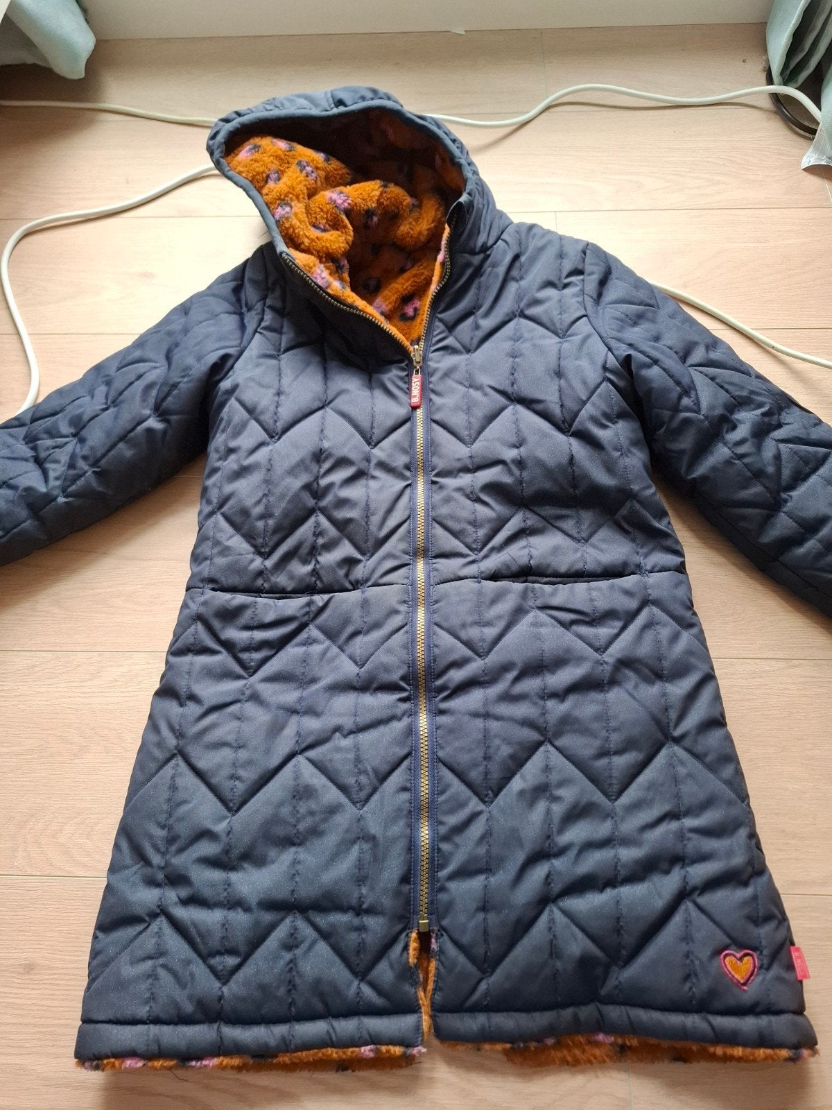 Bnosy winterjas maat 158/164, Gebruikt, Meisje, Ophalen of Verzenden, Jas