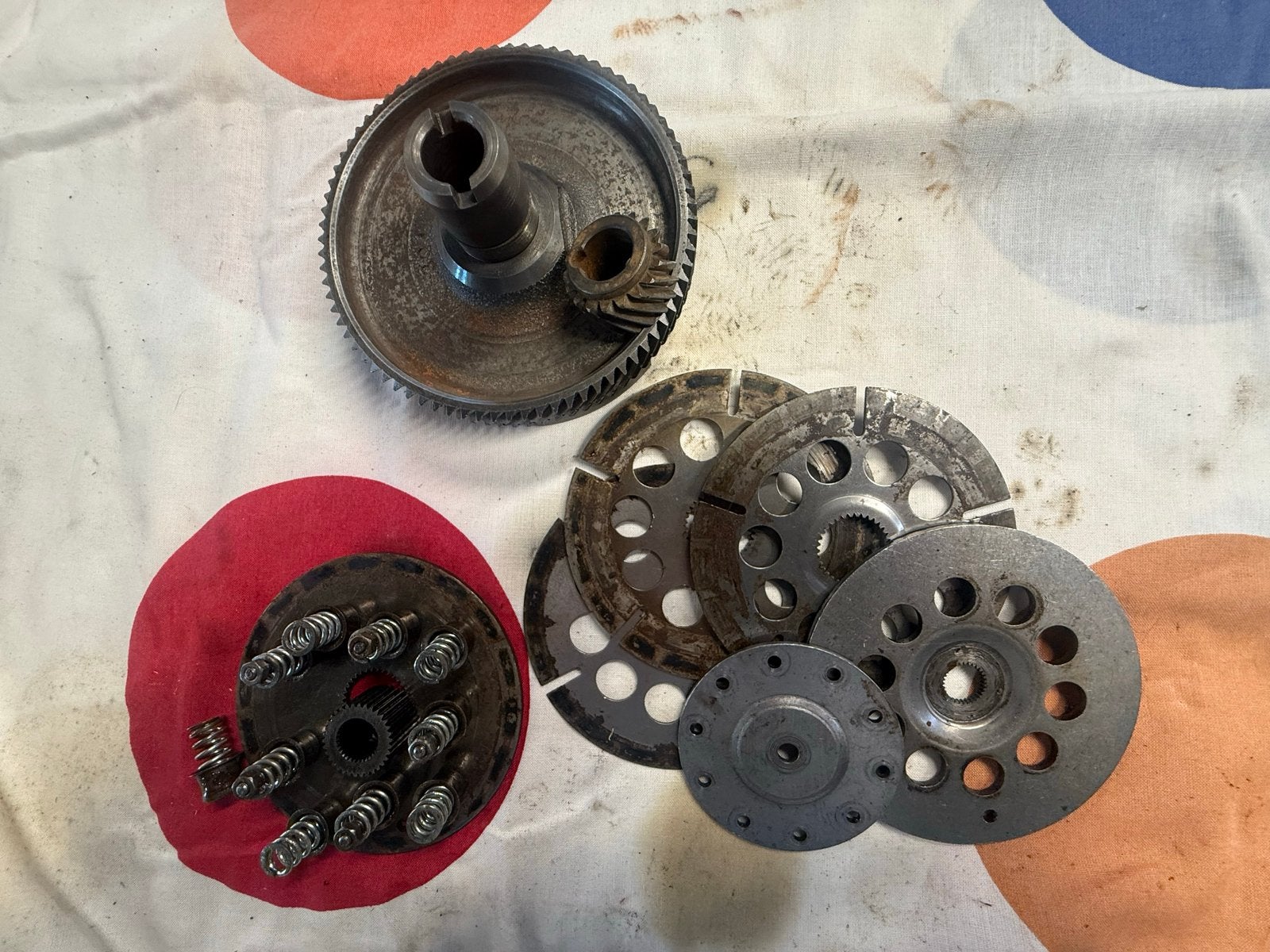 Zundapp koppelinghuis & tandwielen  5v, Fietsen en Brommers, Ophalen of Verzenden, Gebruikt, Blok