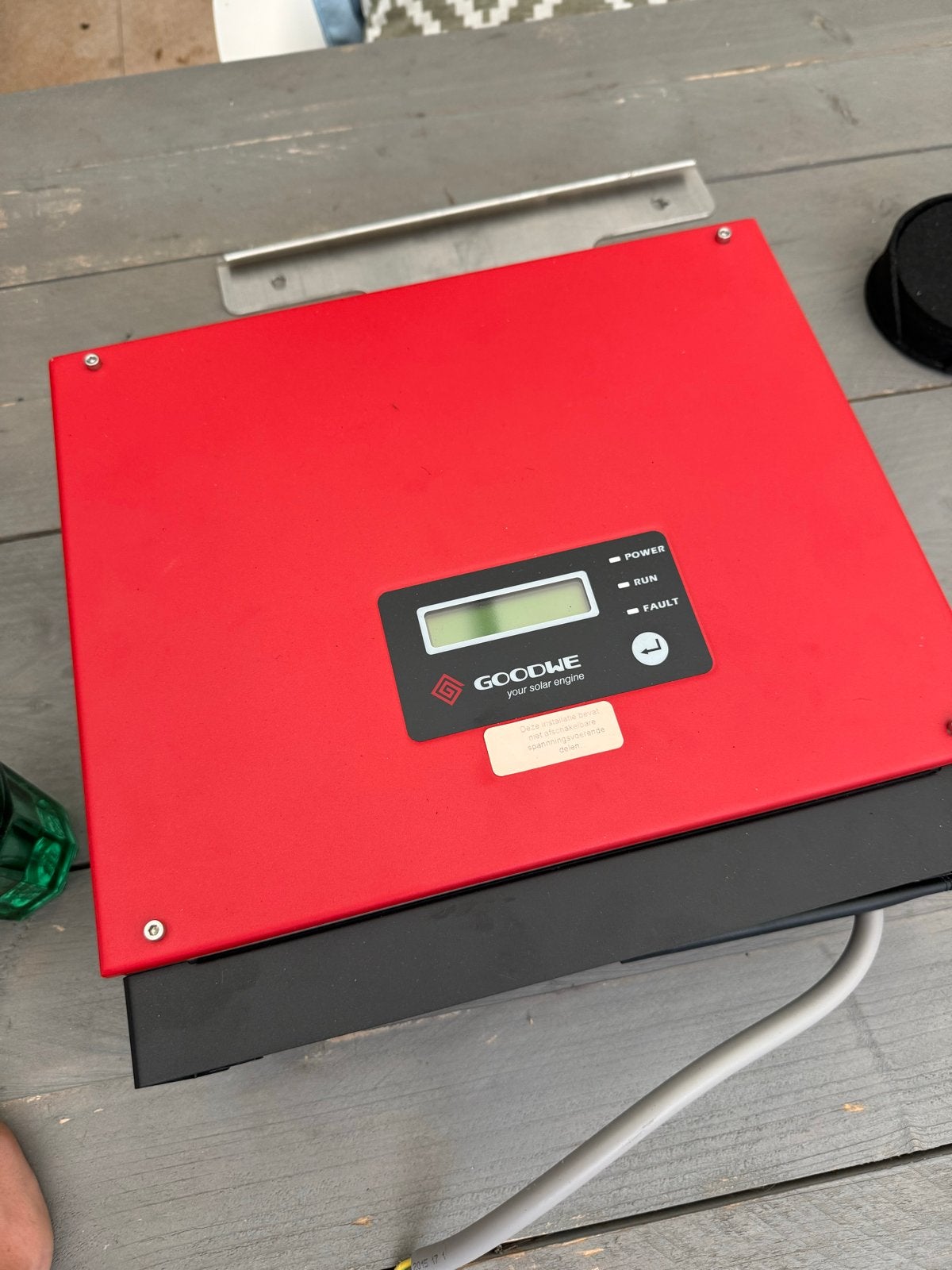 Goodwe omvormer voor zonnepanelen, Doe-het-zelf en Verbouw, Elektra en Kabels, Ophalen of Verzenden, Gebruikt, Overige typen