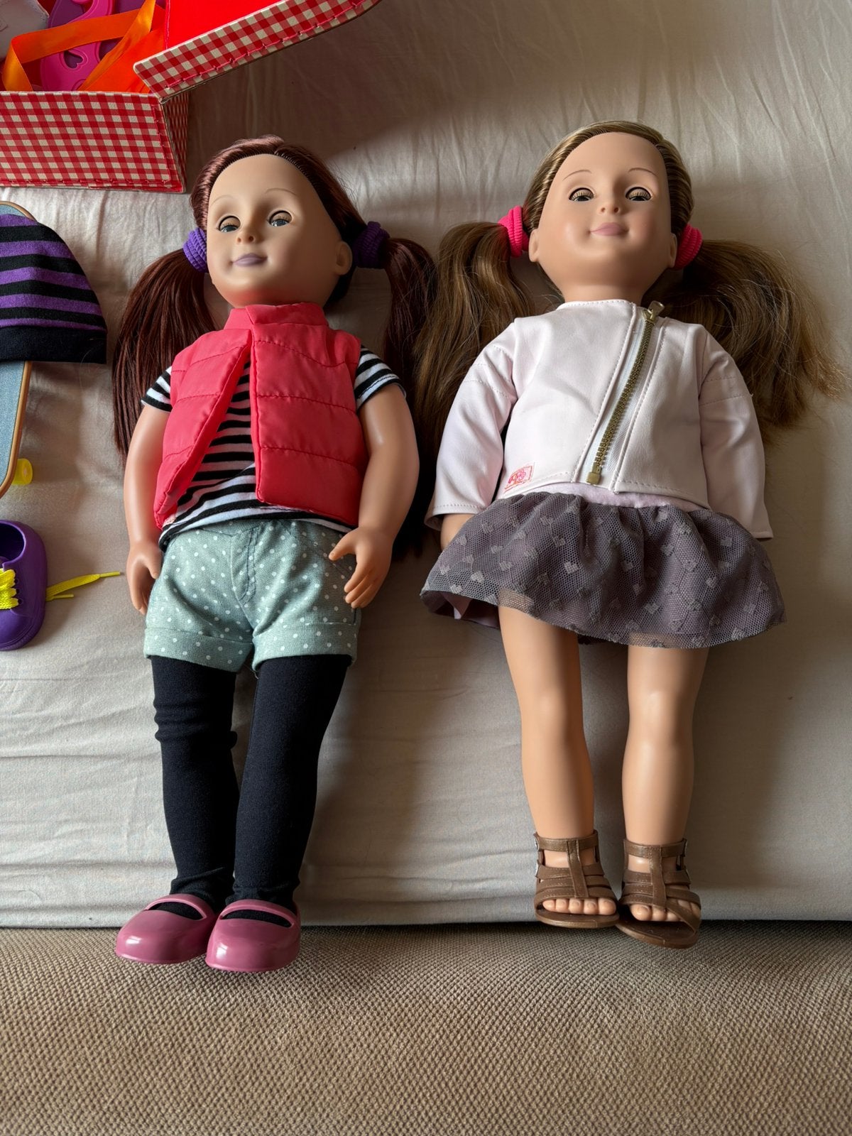 2 nieuwe poppen our generation., Kinderen en Baby's, Speelgoed | Poppen, Ophalen, Zo goed als nieuw, Babypop