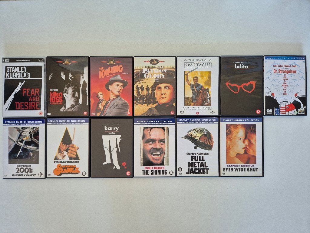 Stanley Kubrick - Complete Oeuvre - 16 Films - 14-Disc, Vanaf 16 jaar, Ophalen of Verzenden, Zo goed als nieuw, Overige gebieden