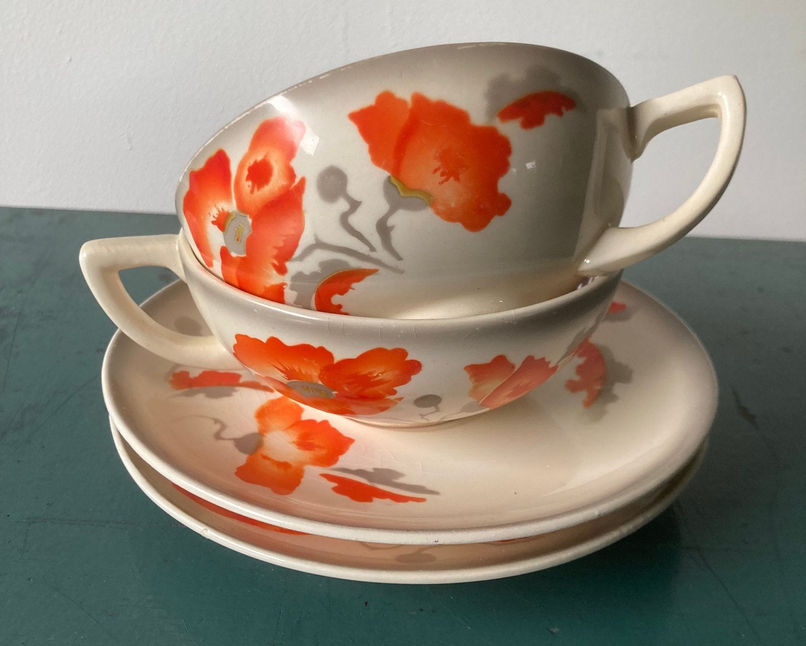 Art deco kopjes duits Carmen, Ophalen