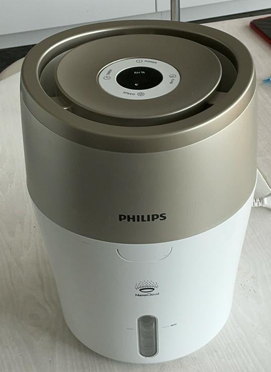 Philips Luchtbevochtiger HU4803/01 2L Wit en parelgrijs, Ophalen of Verzenden, Zo goed als nieuw, Luchtbevochtiger
