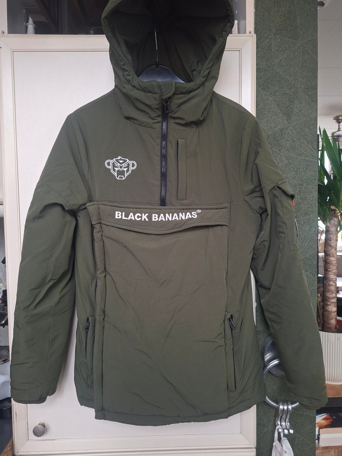 Black Bananas Heren Winterjas - Donkergroen Maat XS, Ophalen of Verzenden, Zo goed als nieuw, Black Bananas, Groen