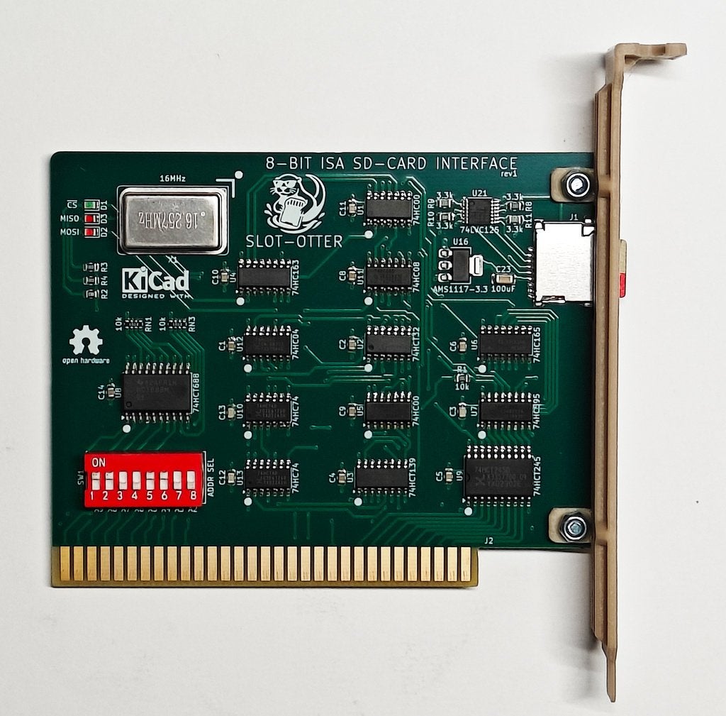 Slot Otter - ISA SD-card interface, Computers en Software, Vintage Computers, Ophalen of Verzenden