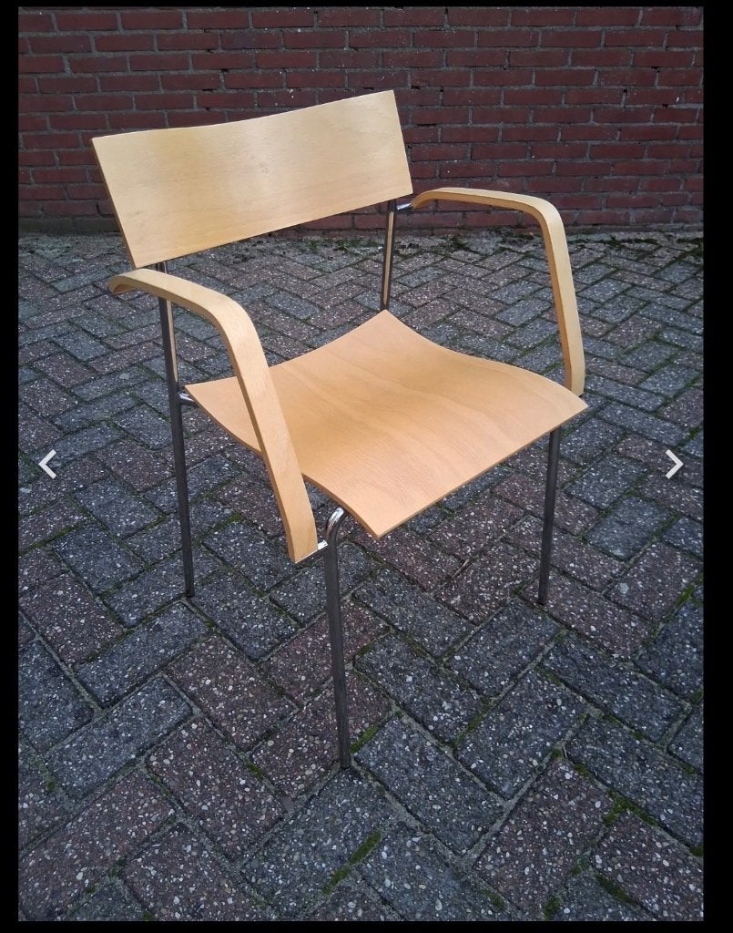 Lammhults Campus stapelstoelen schoolstoelen, Ophalen, Gebruikt, Bruin, Deens Danish