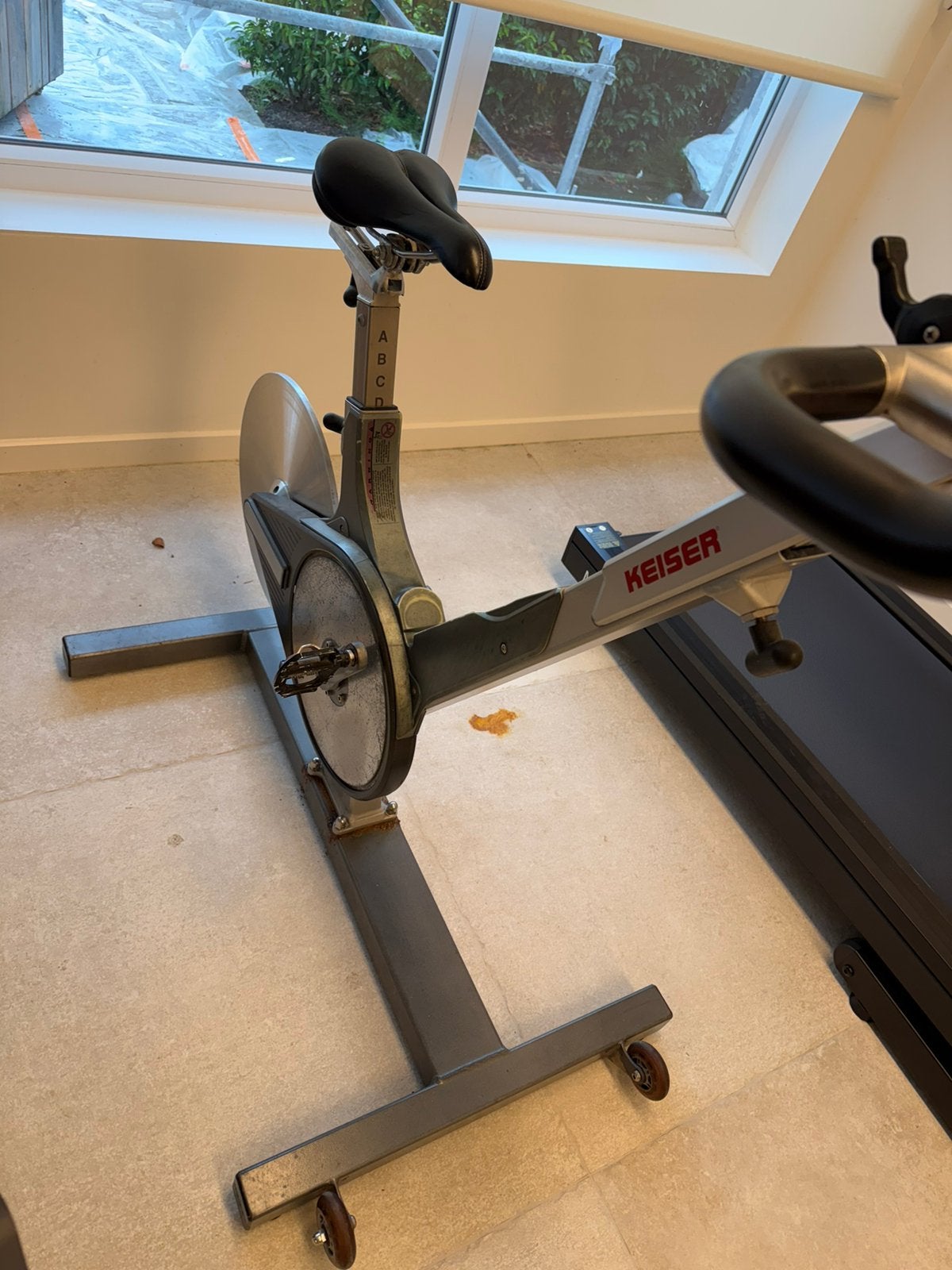 Keiser fiets, Sport en Fitness, Fitnessapparatuur, Ophalen, Gebruikt, Spinningfiets, Metaal