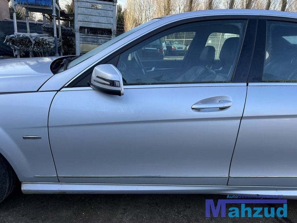 MERCEDES C KLASSE W204 zilver 775 Links voor deur 2007-2013, Gebruikt, Mercedes-Benz AG, Deur, Mercedes-Benz