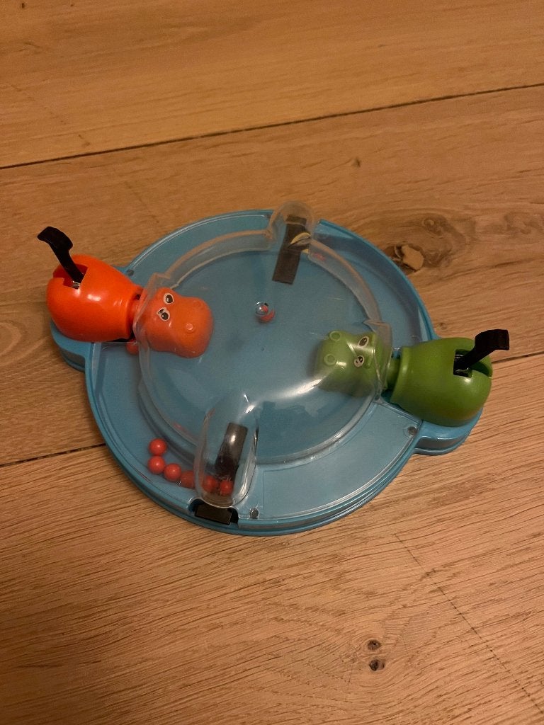 Hungry hungry hippos, Ophalen of Verzenden, Zo goed als nieuw