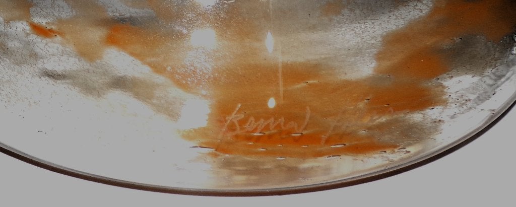 Bernard Heesen - unica glaskunst "Aguiere" ., Ophalen of Verzenden