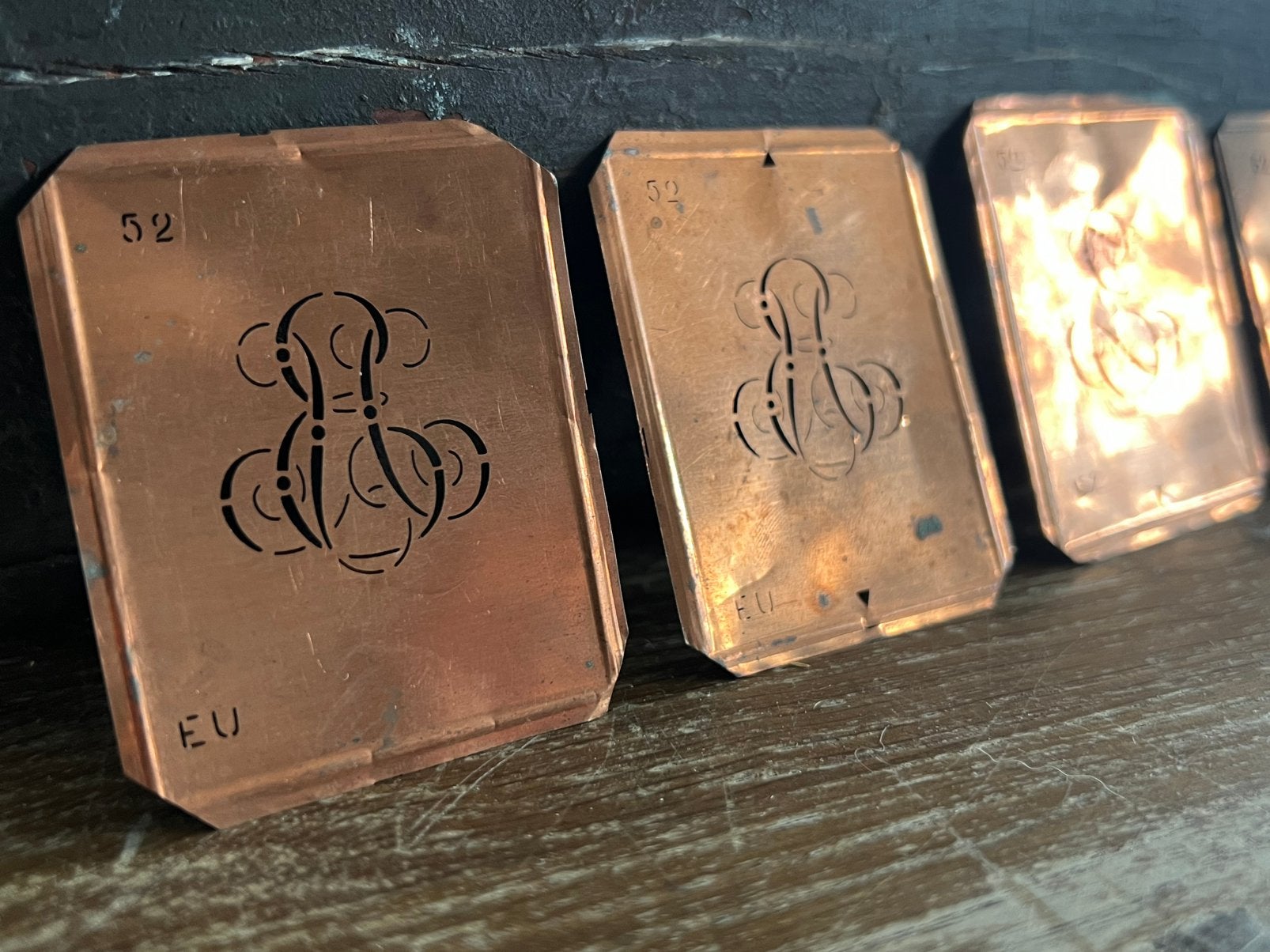 5 x ANTIEKE BORDUUR SJABLONEN, Antiek en Kunst, Ophalen of Verzenden