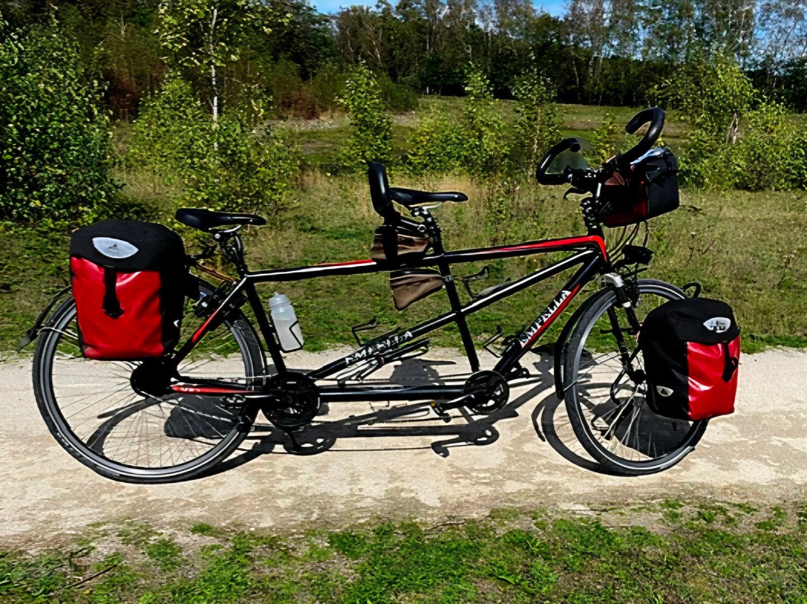 Empella Tandem, Gebruikt, 10 tot 15 versnellingen, Minder dan 47 cm, Schijfrem