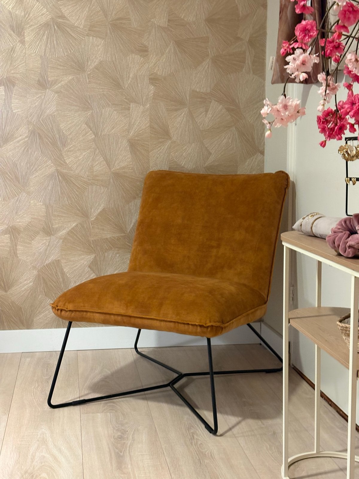 Comfortabele Okergele fauteuil, Huis en Inrichting, Ophalen, Overige kleuren, Zo goed als nieuw, Eén