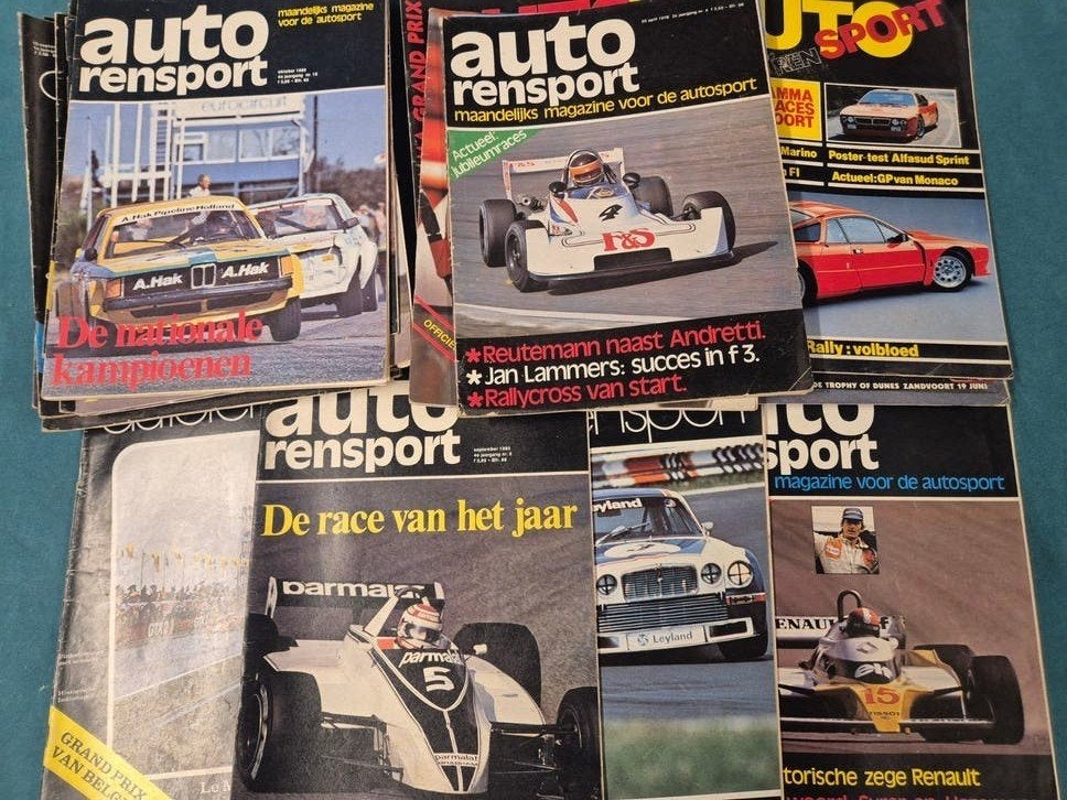 stuks AutoRen Sport oude tijdschriften, Ophalen, Zo goed als nieuw, Algemeen