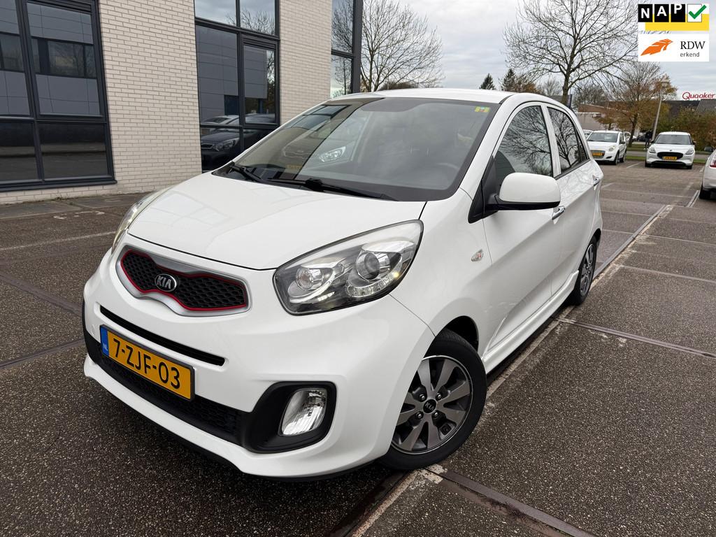 Kia Picanto 1.0 CVVT X-treme / NAP / APK / AIRCO / LEER / BO, Auto's, Voorwielaandrijving, Euro 5, Gebruikt, 400 kg