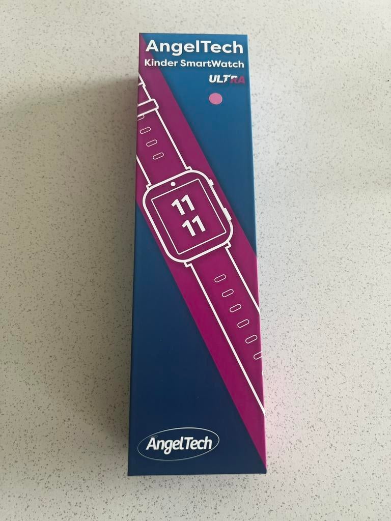 AngelTech Kinder SmartWatch ULTRA - Zo goed als nieuw, Verzenden, Zo goed als nieuw, Roze, Jongen of Meisje