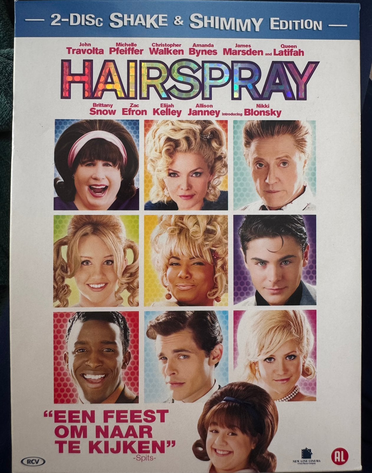 DVD Hairspray shake & shimmy edition in goede staat, Alle leeftijden, Ophalen of Verzenden, Zo goed als nieuw