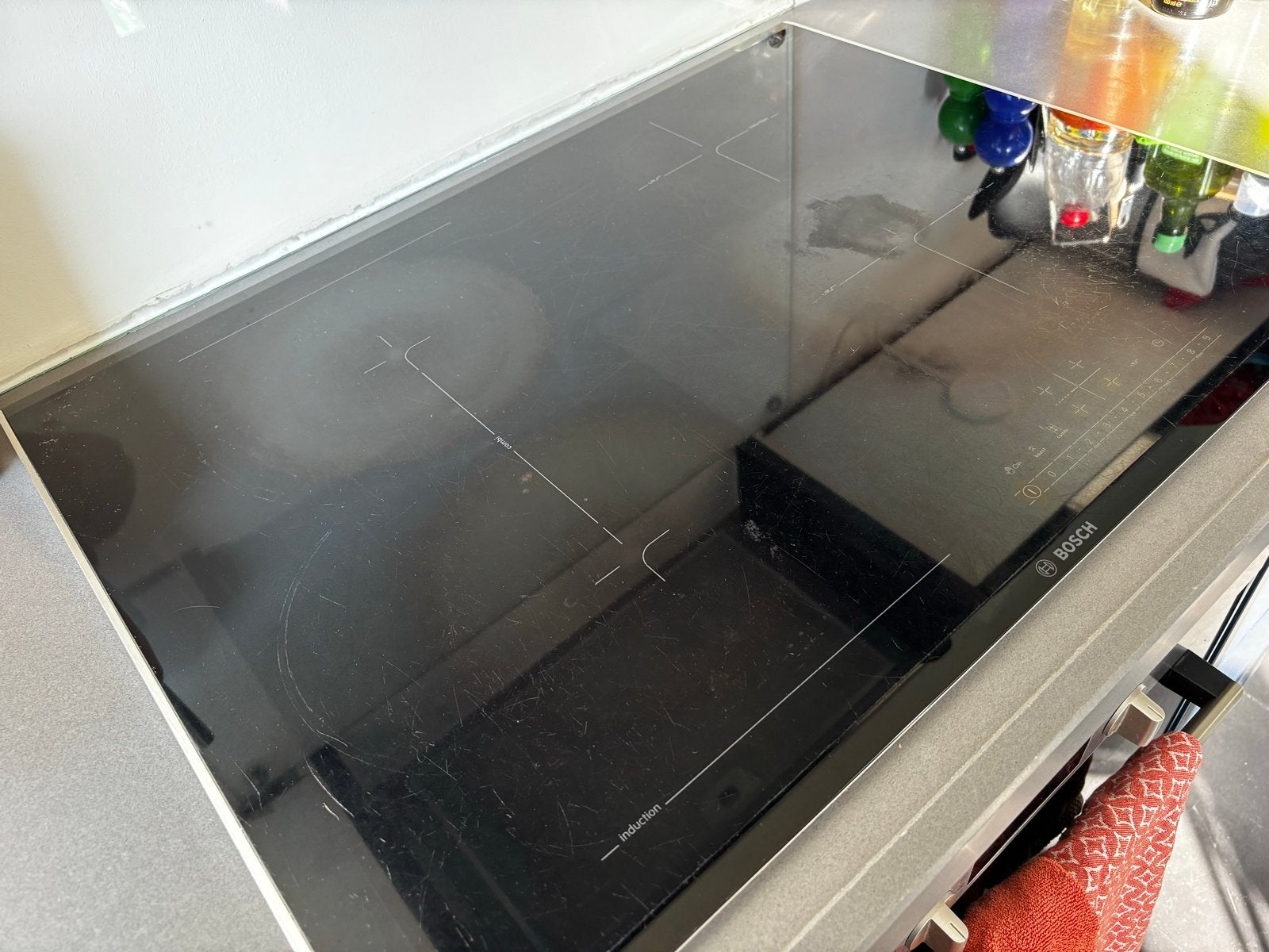 Bosch Inductiekookplaat - Gebruikt, Ophalen, Gebruikt, 4 kookzones, Inductie