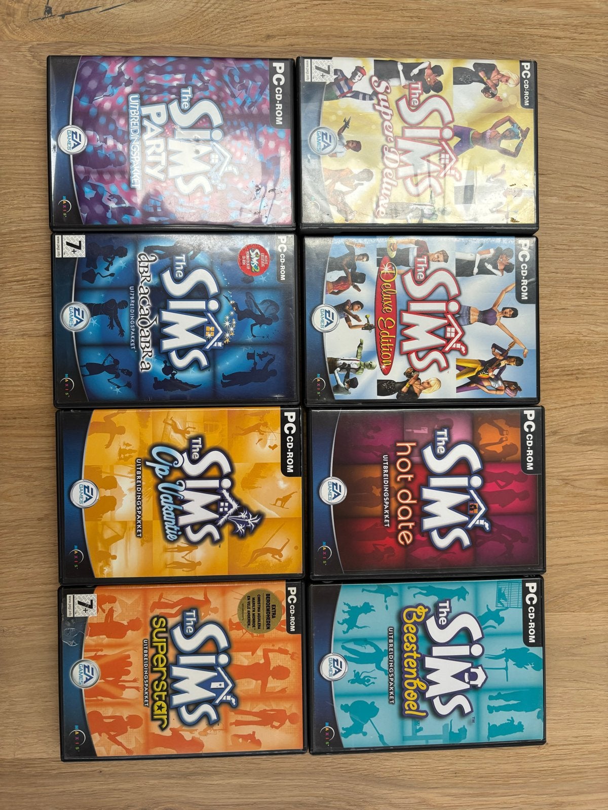 The Sims 1 PC CD-ROM inclusief uitbreidingspakketten, Gebruikt, Verzenden, 1 speler, Vanaf 7 jaar