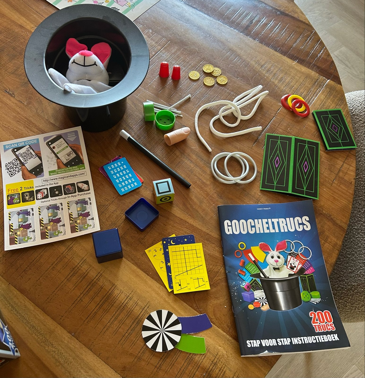Amazing Magic Goochelhoed met Geheim Vak - 200 Trucs, Ophalen of Verzenden, Zo goed als nieuw, Jongen of Meisje