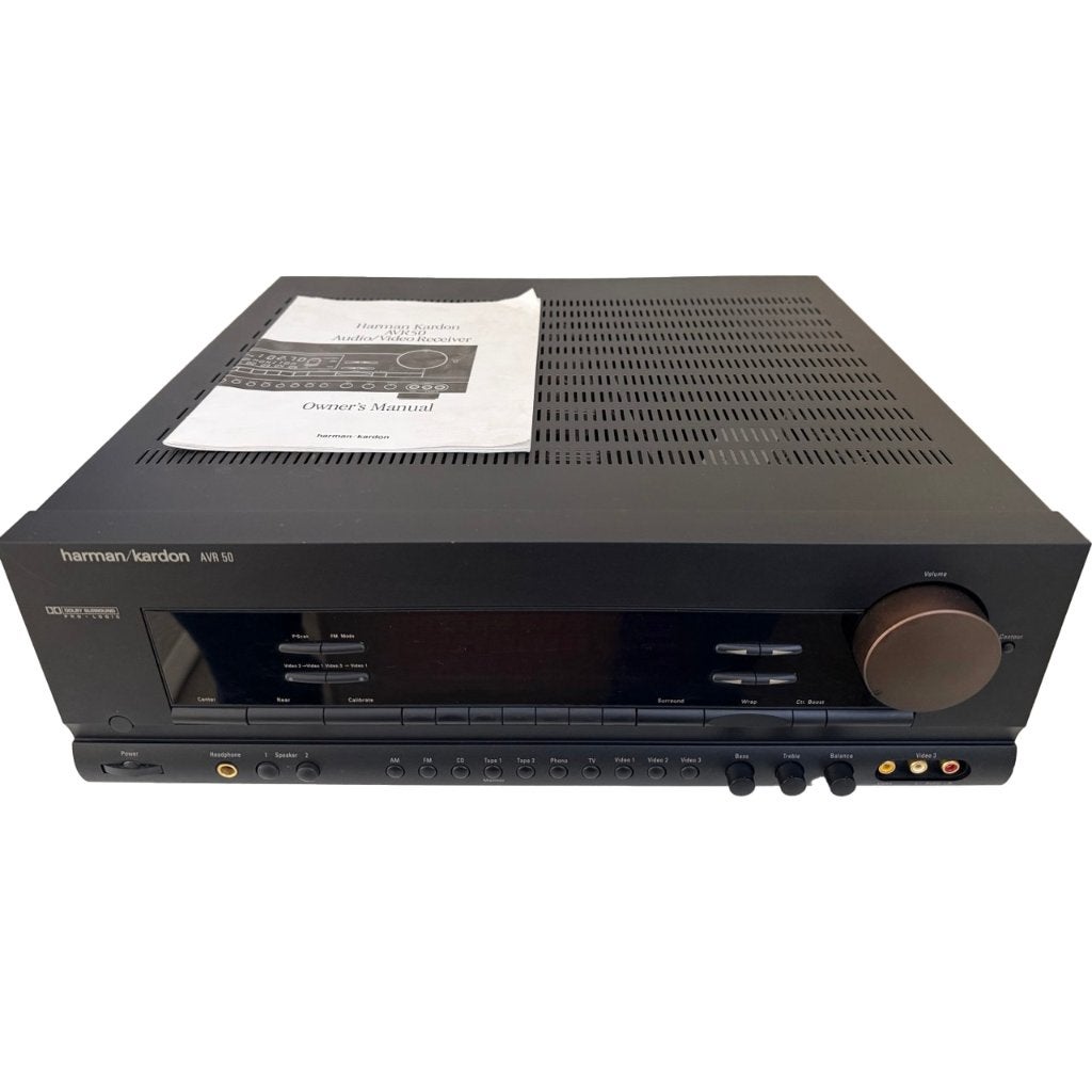 Harman Kardon AVR-50 zware receiver incl boekje, Overige merken, Ophalen of Verzenden, Zo goed als nieuw, 120 watt of meer