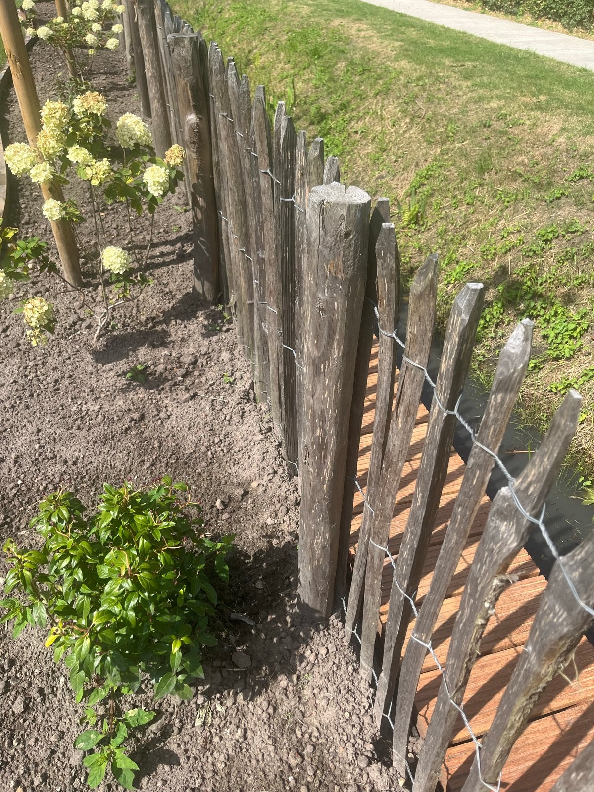 65m Kastanje Schapenhek 100cm met 45 Palen 175cm, Ophalen, Gebruikt, Adéquat, Adéquat