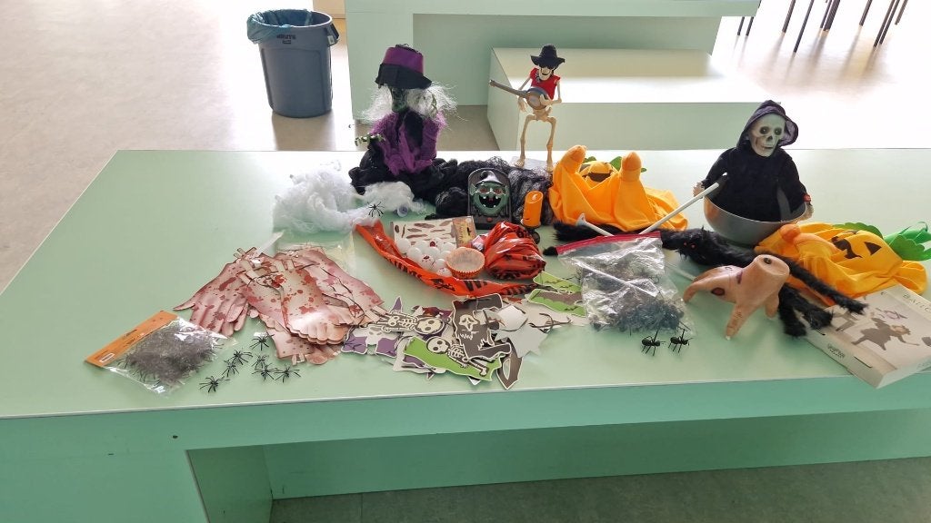 halloween decoratie, Hobby en Vrije tijd, Feestartikelen, Ophalen of Verzenden, Zo goed als nieuw, Versiering, Halloween of Griezel