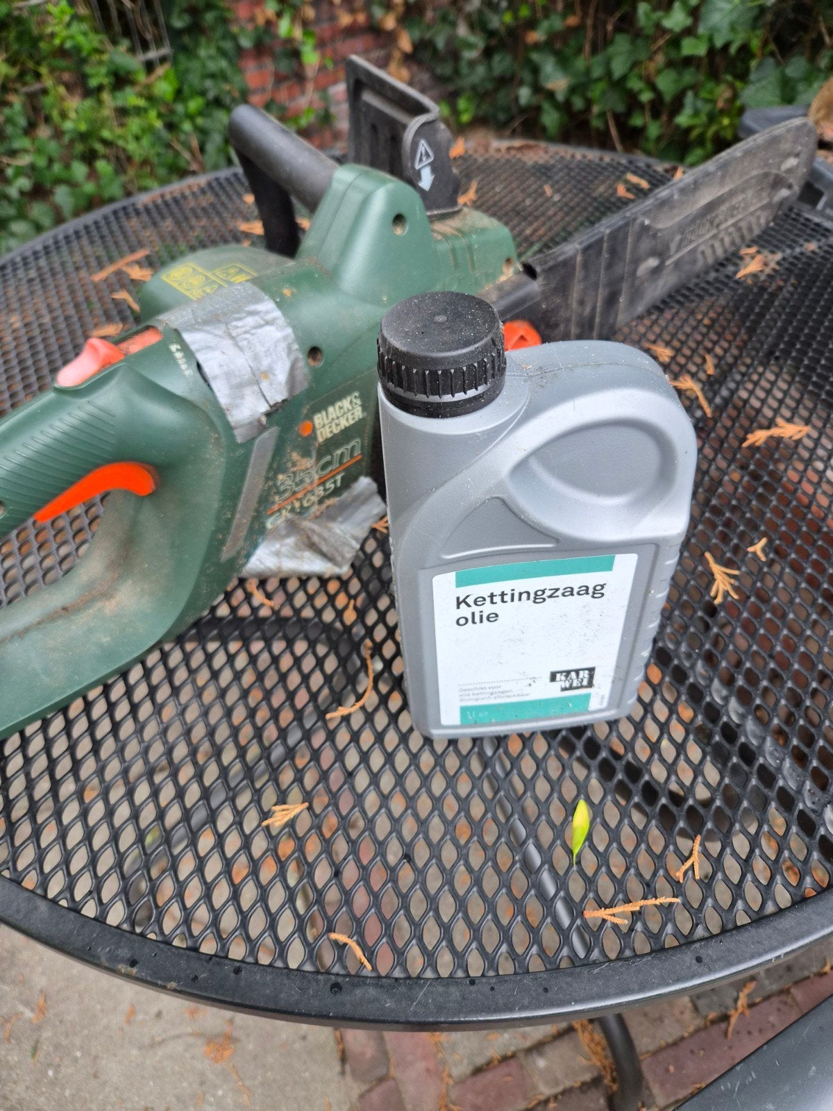 Black & Decker GK635T Kettingzaag - 35cm blad, Doe-het-zelf en Verbouw, Ophalen, Gebruikt, 70 mm of meer, Kettingzaag