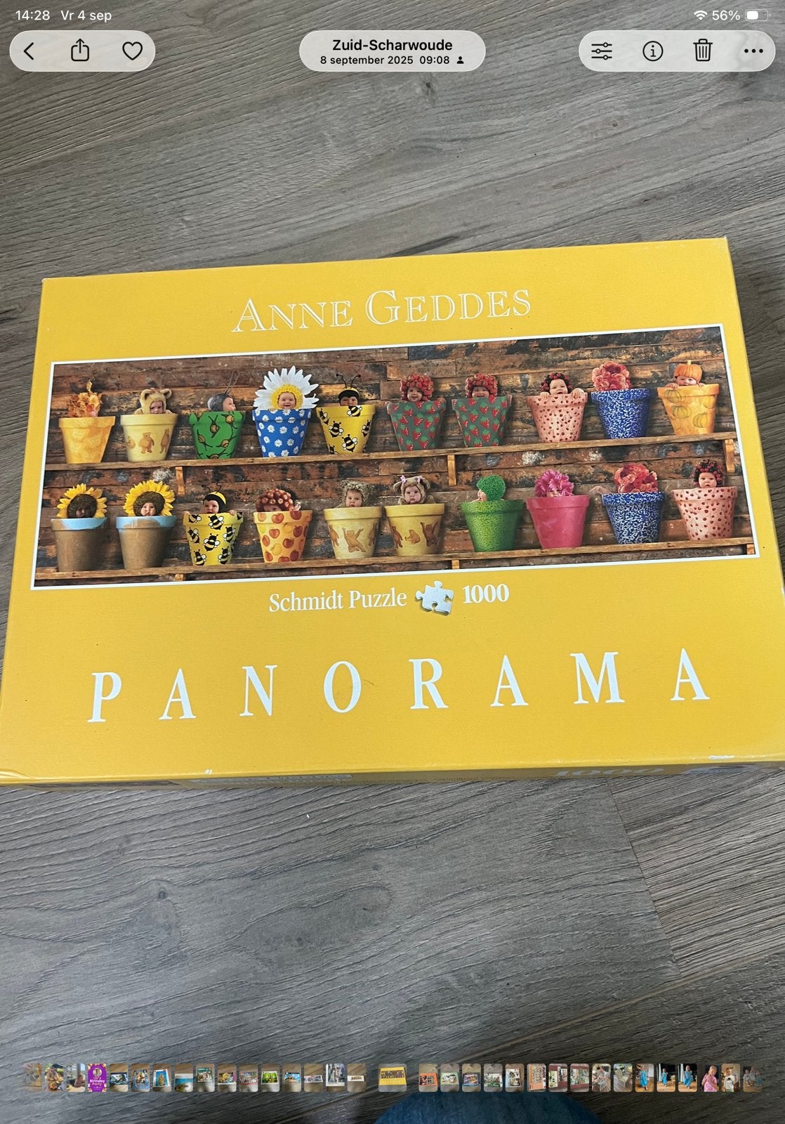 Puzzel van Anne Geddes 1000 stukjes, Ophalen, Zo goed als nieuw