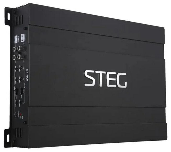 STEG ST401 4 kanaals versterker / Auto versterker SQ, Auto diversen, Autospeakers, Hifi-Focus, Aalsmeerderweg 173 1432 CL, Aalsmeer